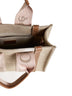 Woody linen small tote bag by Chloè<BR/>