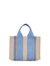 Ashes blue Woody small tote bag