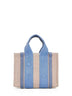 Ashes blue Woody small tote bag