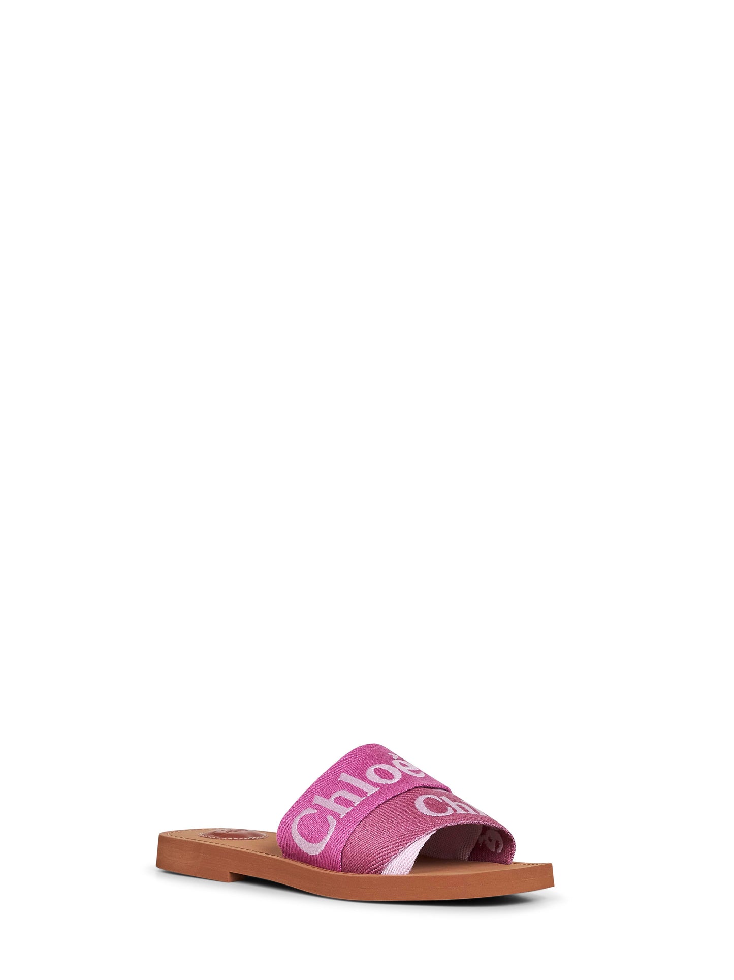 Pinky violet Woody flat sandals