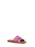 Pinky violet Woody flat sandals