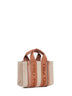 Dusty tan Woody mini tote bag