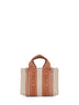 Dusty tan Woody mini tote bag
