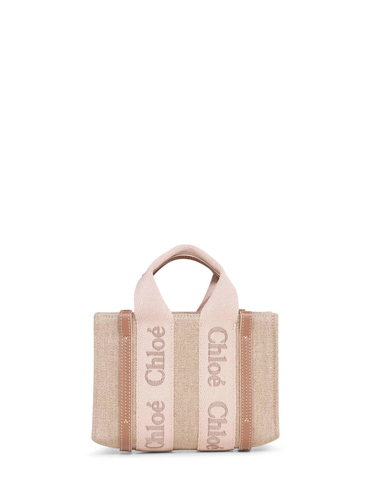 Tote bag mini Woody beige