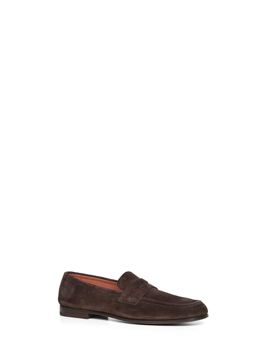 Ebony suede Rother loafers