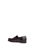Burnt polished fumè leather Rowley loafers