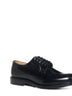 Black leather Shannon Derby blucher shoes