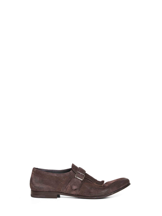 Ebony Shangai buckle loafer