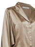 Camicia con giromanica abbassato in seta sesamo