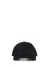 Black gabardine logo baseball cap