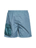 Shorts da mare in Flatt Nylon azzurro con Lente