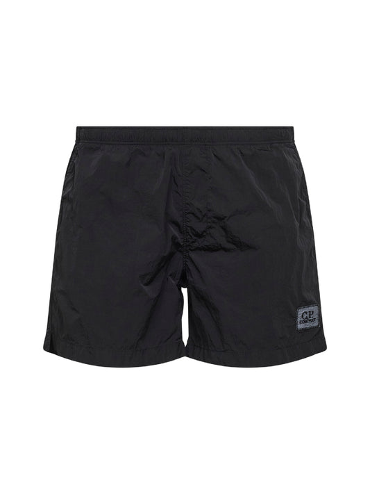 Black Eco-Chrome R swim shorts