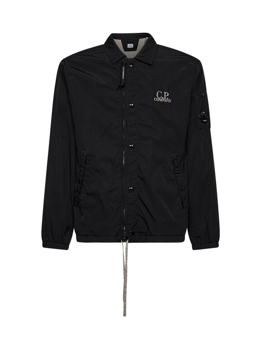 Black Chrome-R nylon Lens overshirt