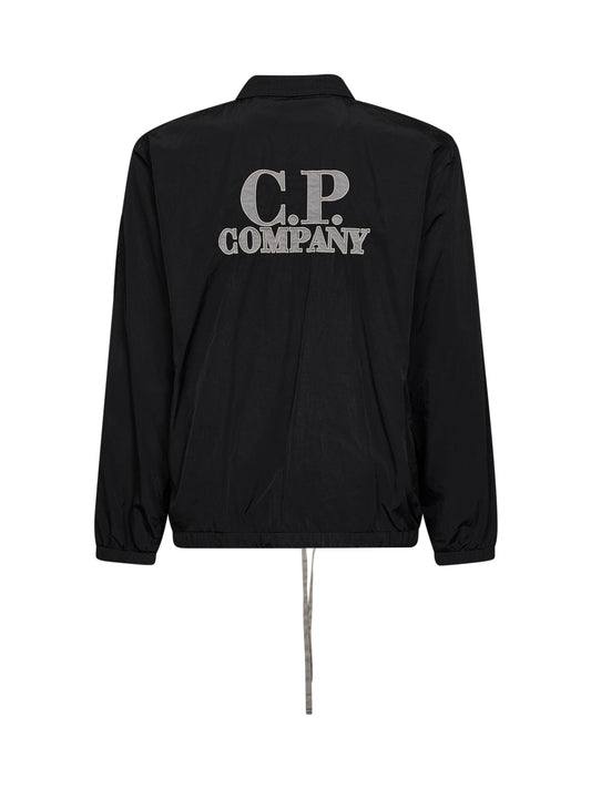 Black Chrome-R nylon Lens overshirt