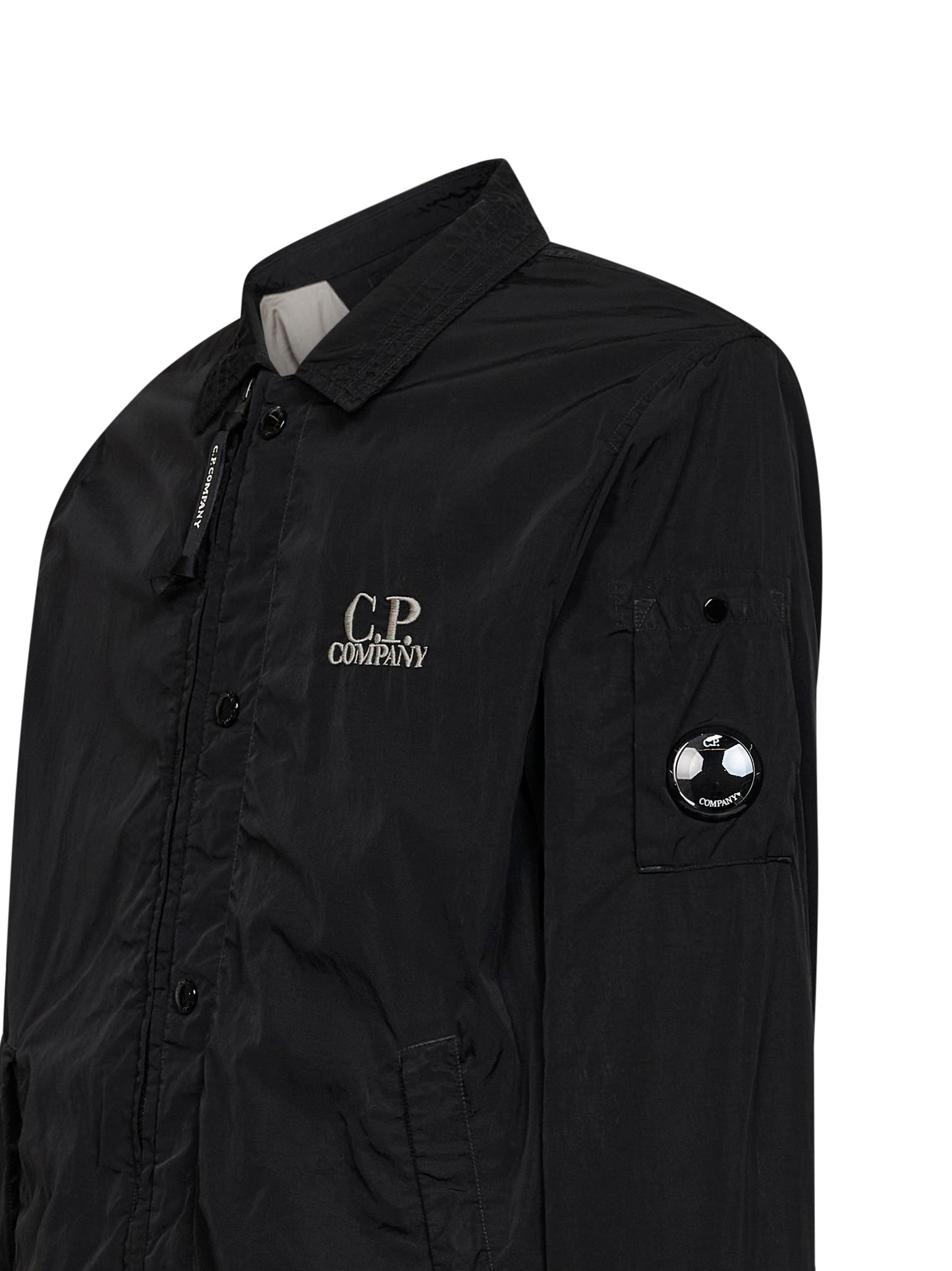 Black Chrome-R nylon Lens overshirt