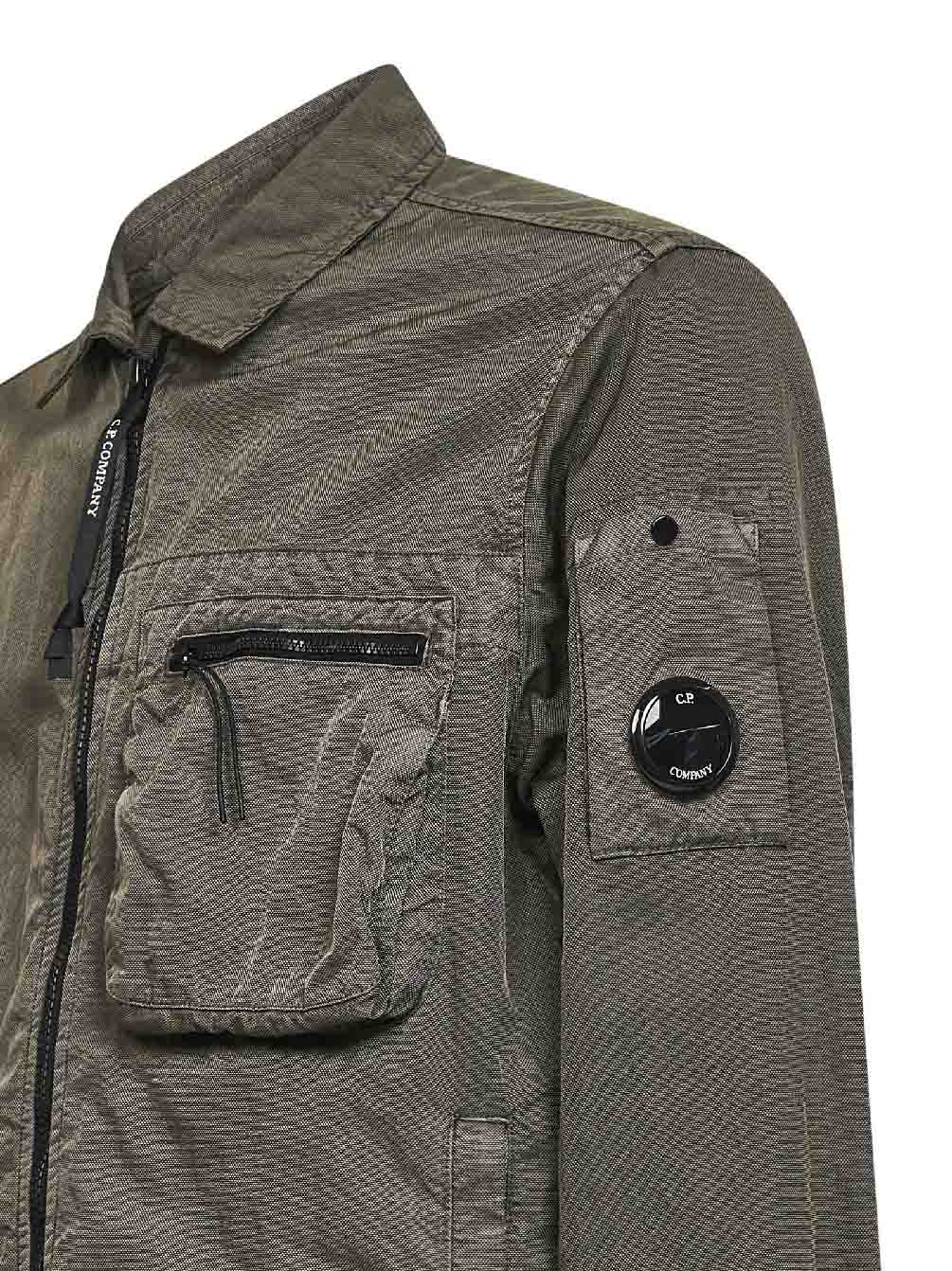 Overshirt Lens in Panama-R verde