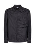 Black 50 Fili Wax Lens overshirt