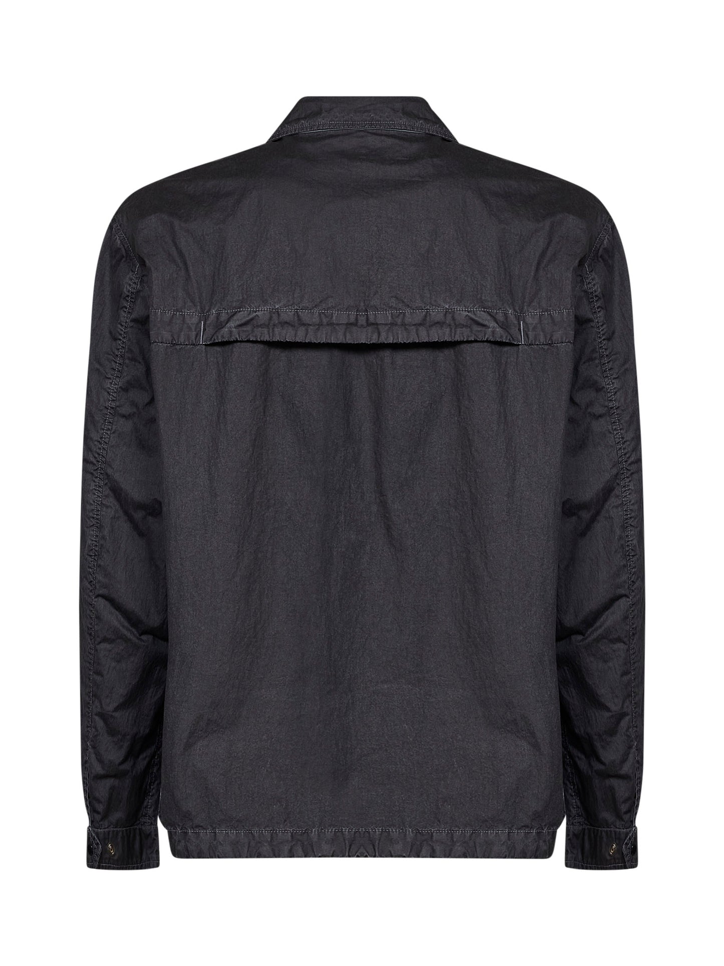 Black 50 Fili Wax Lens overshirt