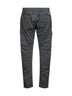 Pantaloni cargo in raso di cotone stretch grigio
