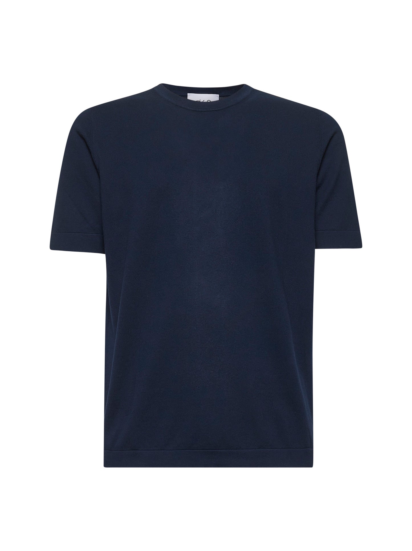 Blue cotton knit T-shirt