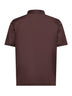 Brown lisle jersey polo shirt<BR/>
