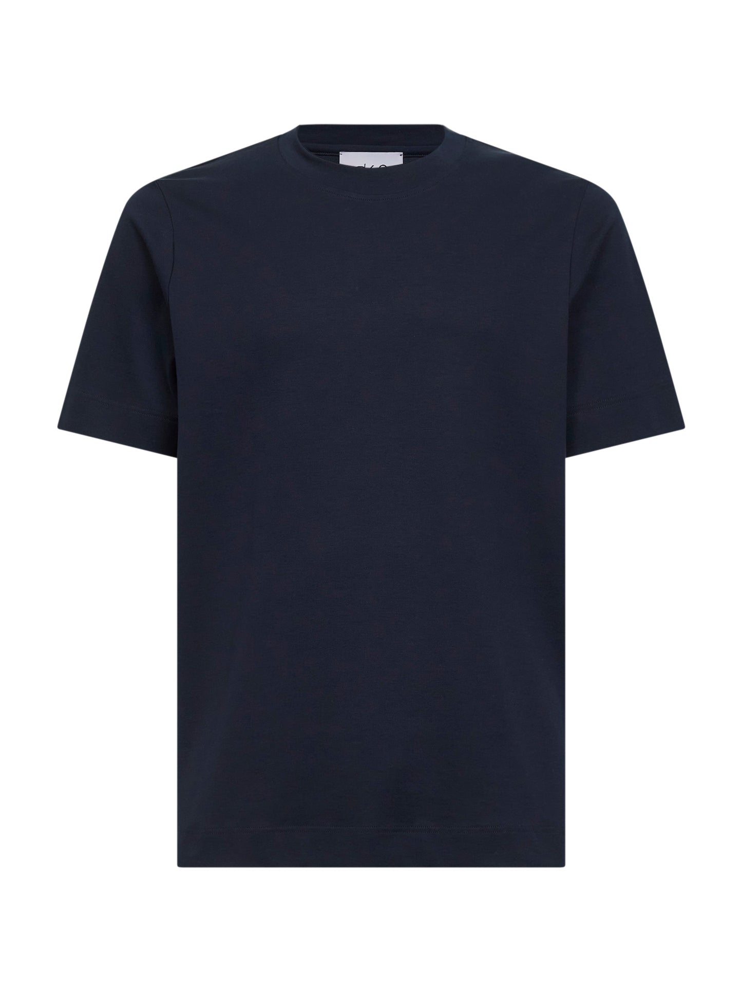 Blue cotton jersey T-shirt