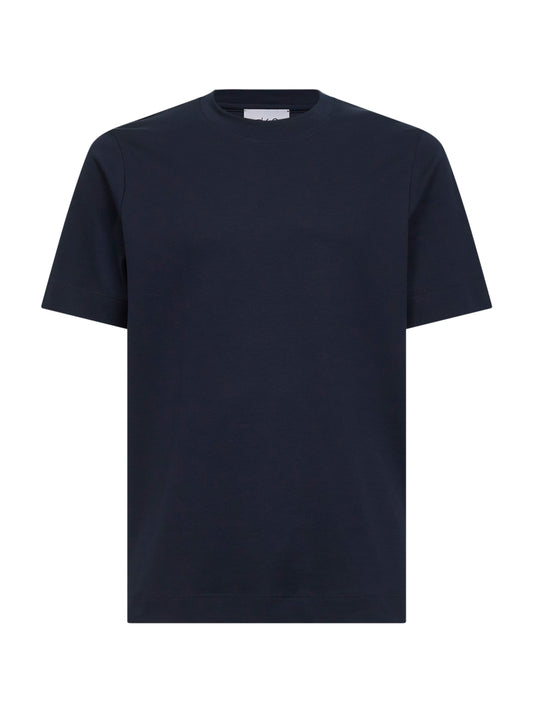 Blue cotton jersey T-shirt