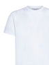 T-shirt in filo di scozia bianco