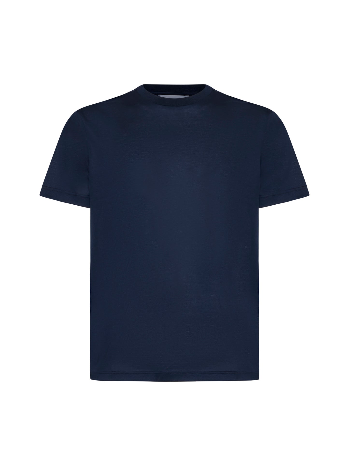 T-shirt in filo di scozia blu
