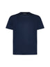 T-shirt in filo di scozia blu