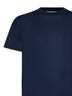 T-shirt in filo di scozia blu