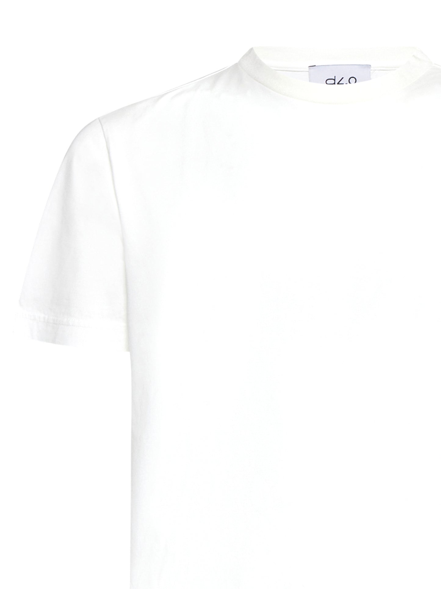 T-shirt in cotone organico bianco