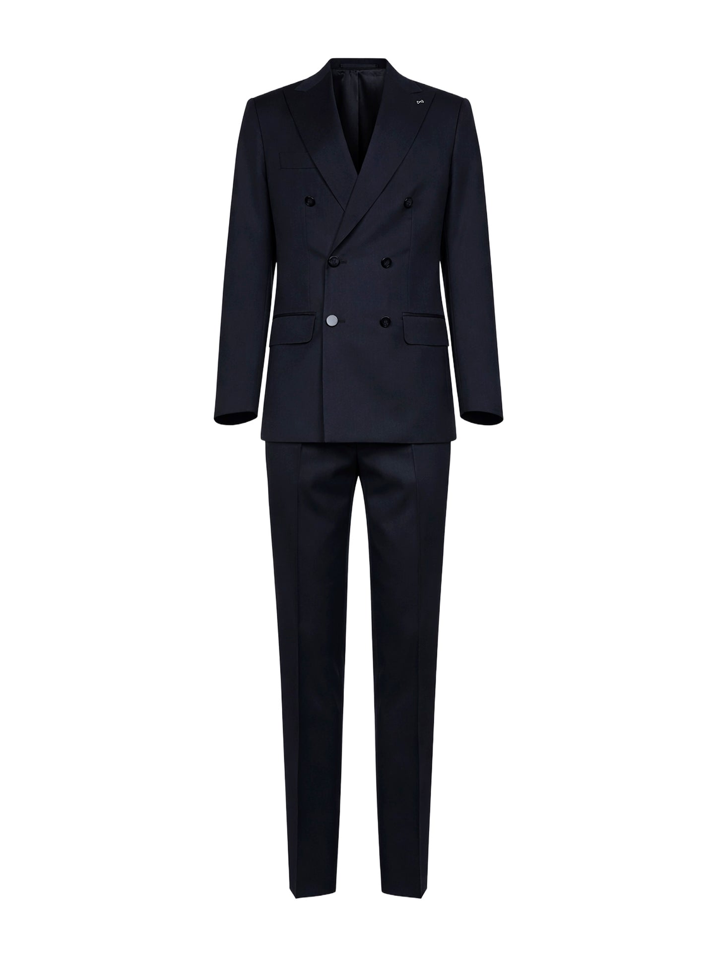 Abito doppiopetto Positano in lana vergine blu