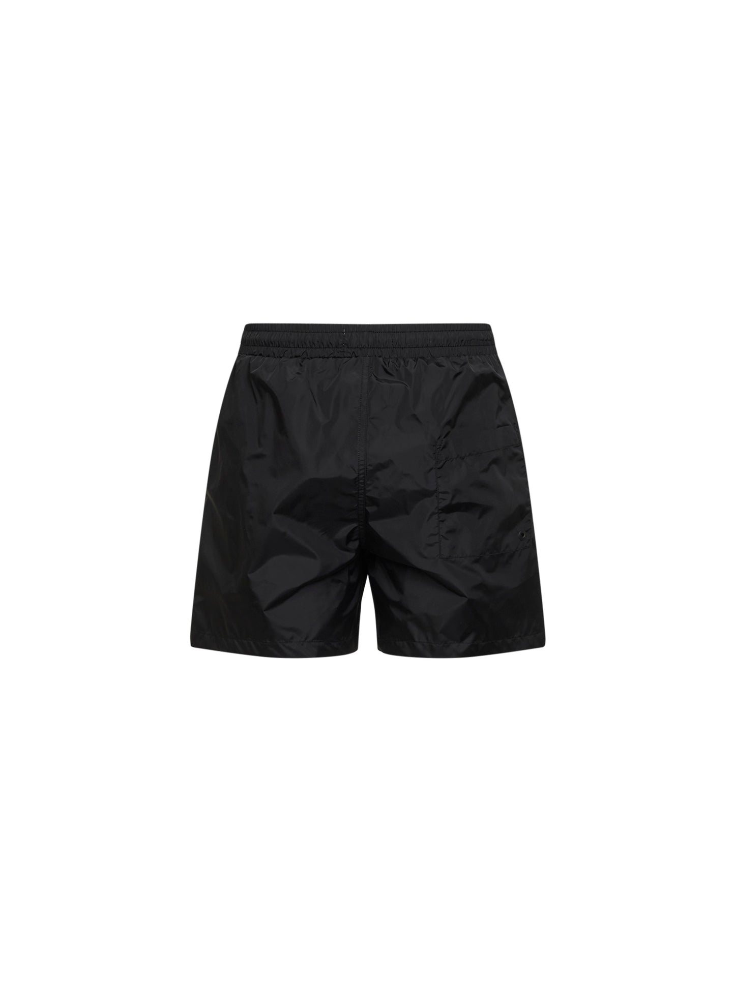 Shorts da mare in nylon nero