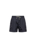 Shorts da mare in nylon blu