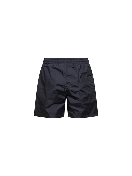 Shorts da mare in nylon blu