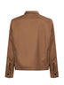 Giacca camicia in misto lana vergine stretch safari<BR/>