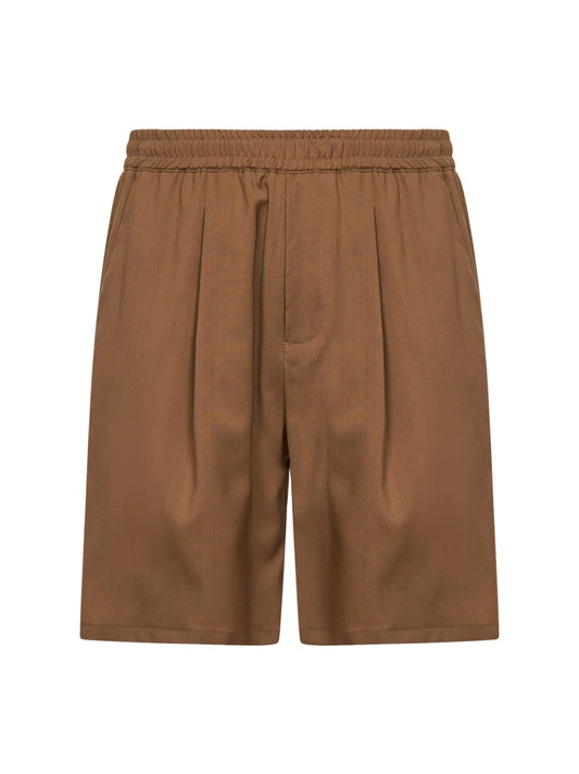 Safari stretch virgin wool blend shorts