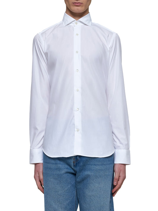 White poplin classic shirt