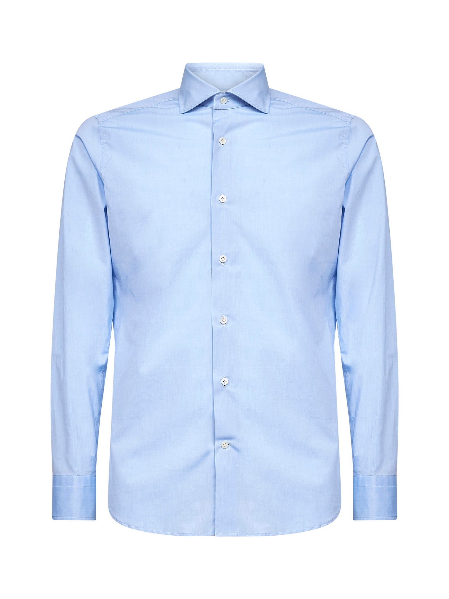Light blue cotton poplin shirt