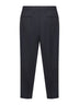 Blue wool blend twill Portofino trousers