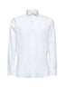 White stretch cotton classic shirt