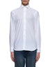 White stretch cotton classic shirt
