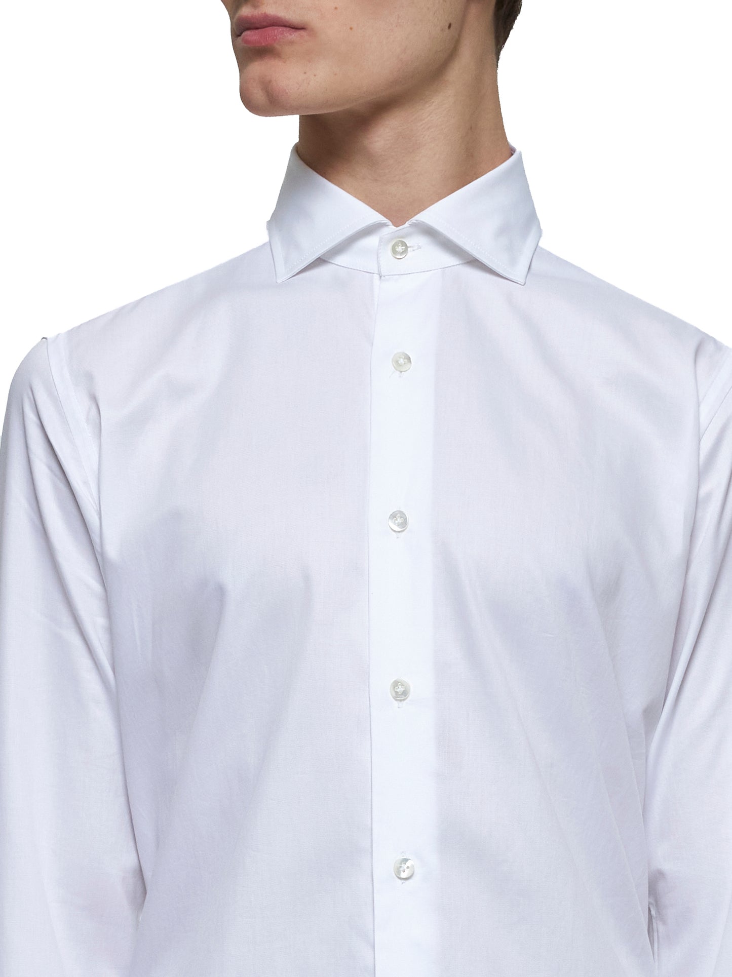 White twill classic shirt