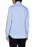 Light blue cotton twill classic shirt