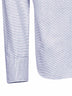 Light blue micro pattern jacquard cotton shirt