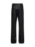 Black sequin denim Sienna split jeans