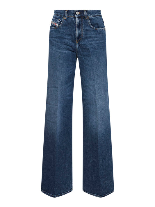 Jeans Flare Jeans 1978 D-Akemi 09l33 blu