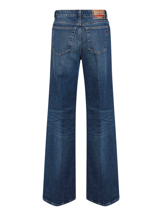 Jeans Flare Jeans 1978 D-Akemi 09l33 blu