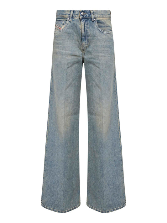 Jeans Flare Jeans 1978 D-Akemi 09n33 blu chiaro